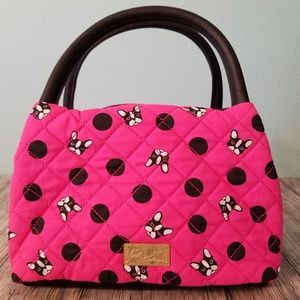 Betsey Johnson Magenta Lunch Tote